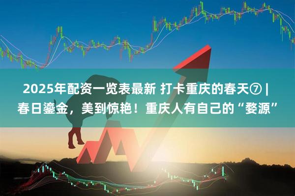 2025年配资一览表最新 打卡重庆的春天⑦ | 春日鎏金，美到惊艳！重庆人有自己的“婺源”